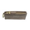 Dark Taupe Bobbie Bifold Wallet w Carabiner